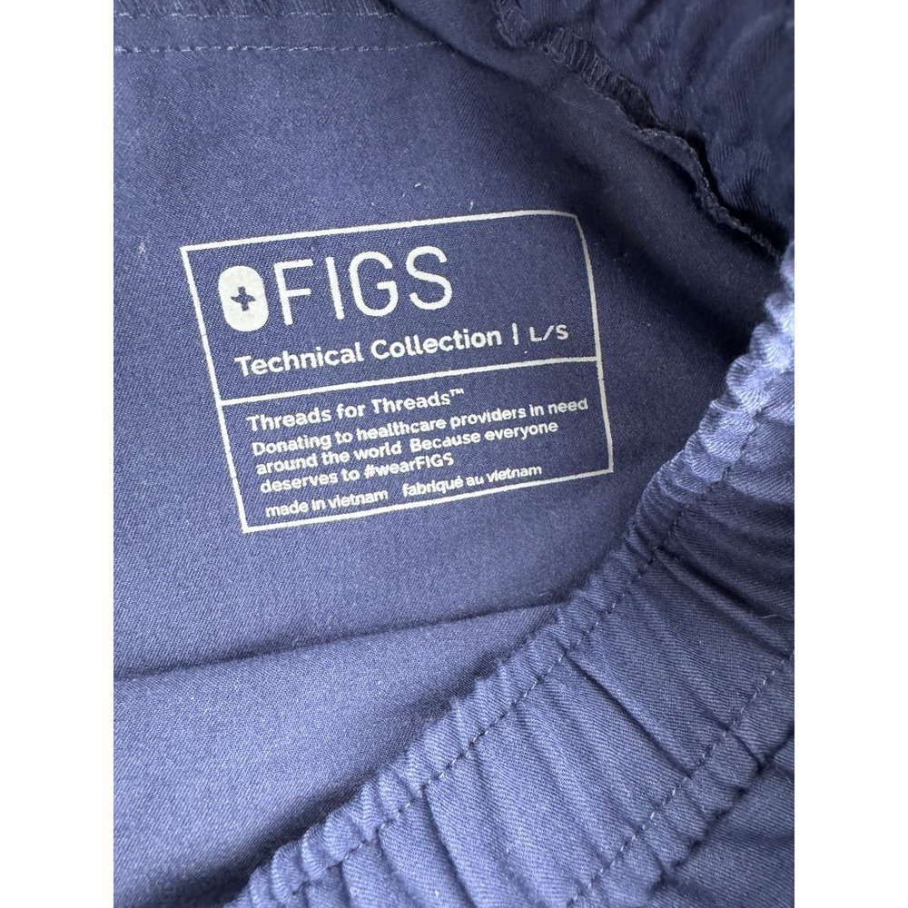 FIGS Pants Mens‎ Sz Lg/S Blue Tansen Scrubs Jogger Technical Uniform Drawstring - Picture 5 of 16